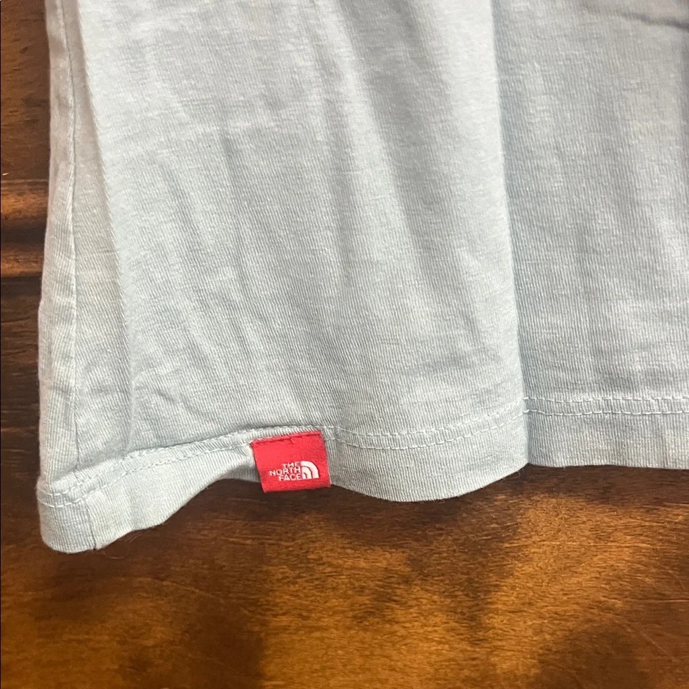 The North Face Women's Light Blue Floral Tee - Picture 4 of 4